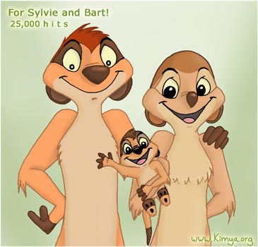 Msondo, Kim and a little meerkat kit :)